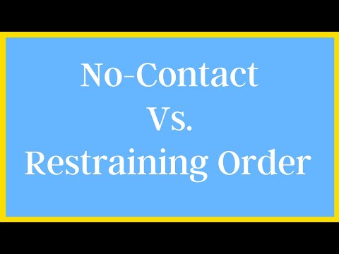 Navigating No Contact Restraining Orders in American Law