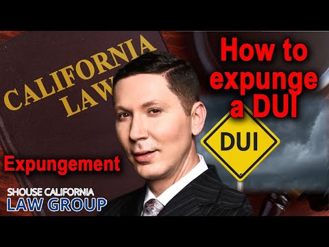Expunging a DWI in the American Legal System