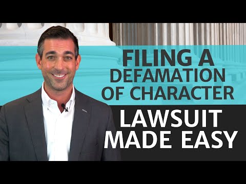 Filing a Slander Lawsuit in the American Legal System