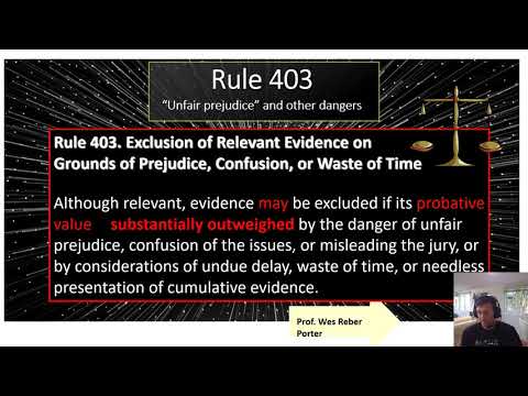 Balancing Relevance and Prejudice under Federal Rule of Evidence 403