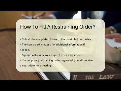 Filing Restraining Orders Online in the American Legal System