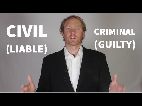 Civil Law vs Criminal Law in the U.S. Legal System