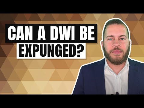 Can a DWI Be Expunged in the American Legal System?