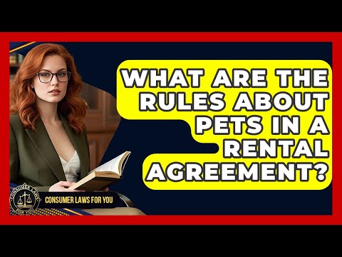 Navigating Pet Lease Agreements in the American Legal System