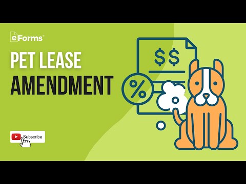 Pet Lease Addendum and Its Role in American Law Systems