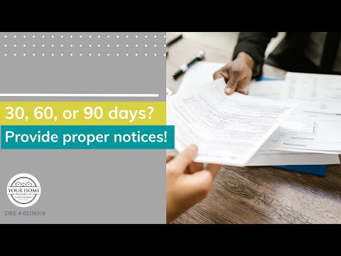 Navigating the Thirty Day Notice to Quit in U.S. Law