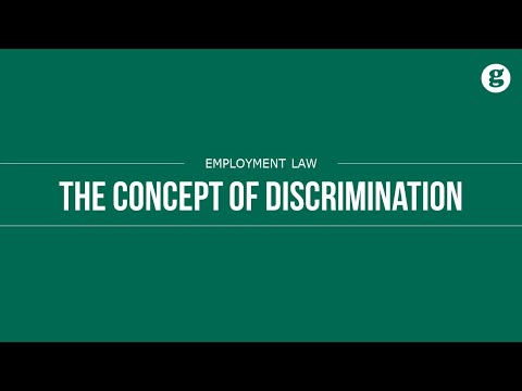 Legal Definition of Discrimination in the American System