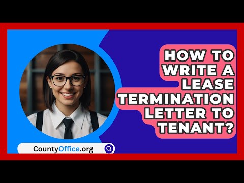 Tenant Lease Termination Letter Template Under U.S. Law