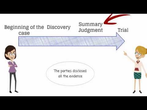 Understanding Summary Judgment in the American Legal System