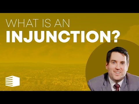 Filing an Injunction in the American Legal System Explained