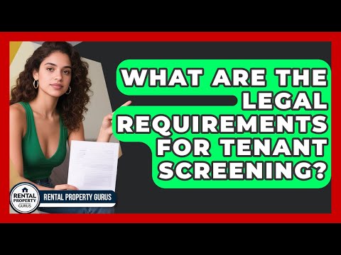Tenant Screening Sites and Their Role in American Law
