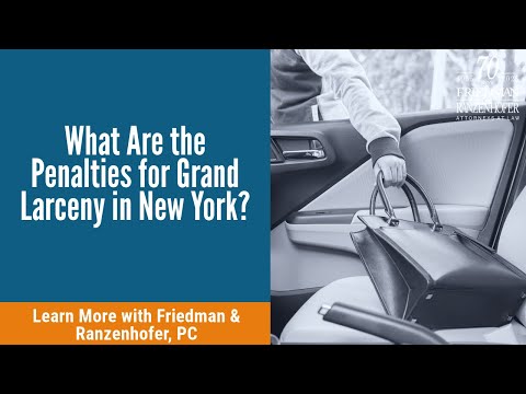 Felony Larceny Charges and Jail Time in the American System
