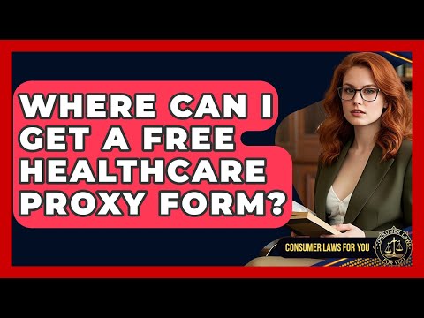 Free Printable Health Care Proxy Form for U.S. Legal Needs