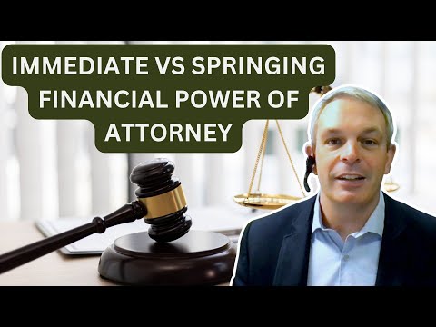 The Role of Springing Power of Attorney in American Law