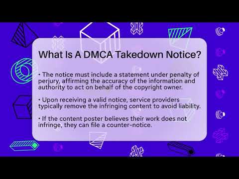 DMCA Takedown Requests and Their Role in U.S. Law