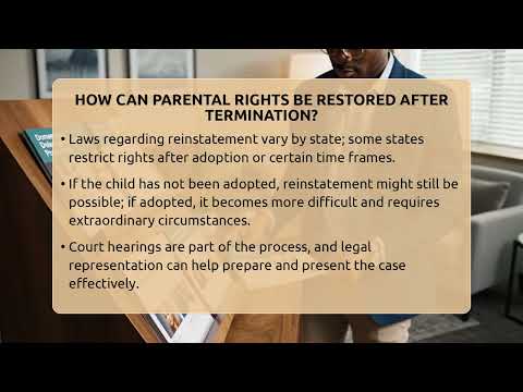 Petitioning for Termination of Parental Rights in the U.S.