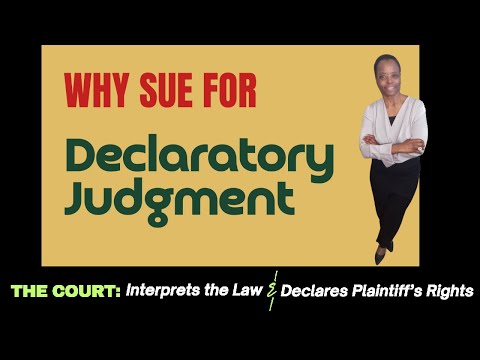 Declaratory Injunctions and Their Role in the Jury System