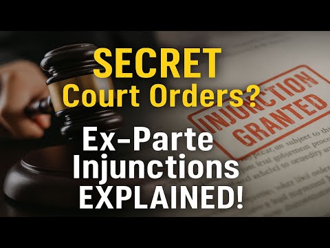 Ex Parte Injunctions and Their Role in the U.S. Legal System