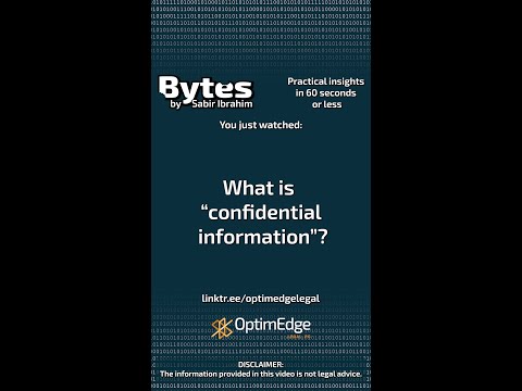 Legal Definition of Confidential Information in U.S. Law