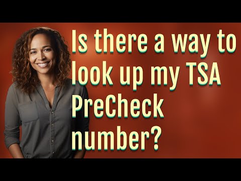 Locating My TSA PreCheck Number Through Legal Channels